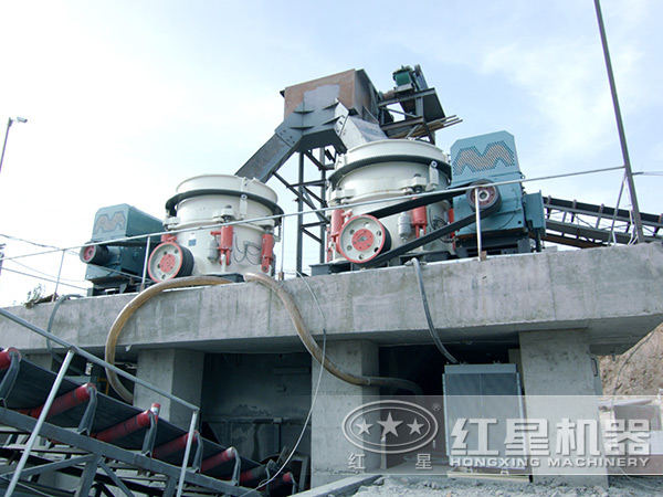 1200tph圆锥破石机现场